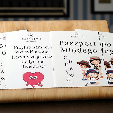 Sheraton Poznan Hotel Εξωτερικό φωτογραφία Passport of a Young Citizen